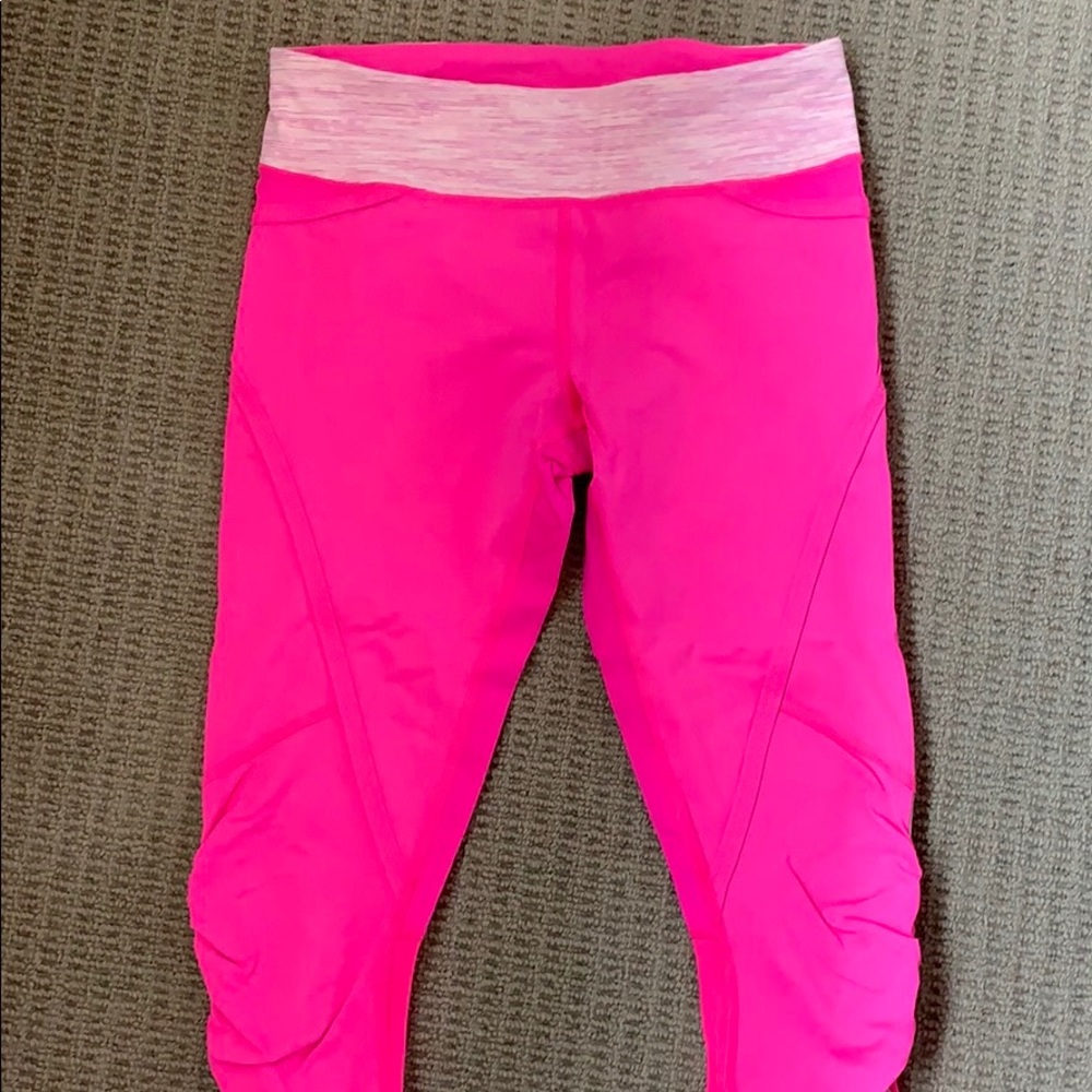 Closet overflowing with Lululemon